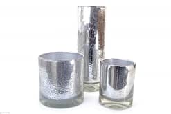 Cilinder Vazen Silver
