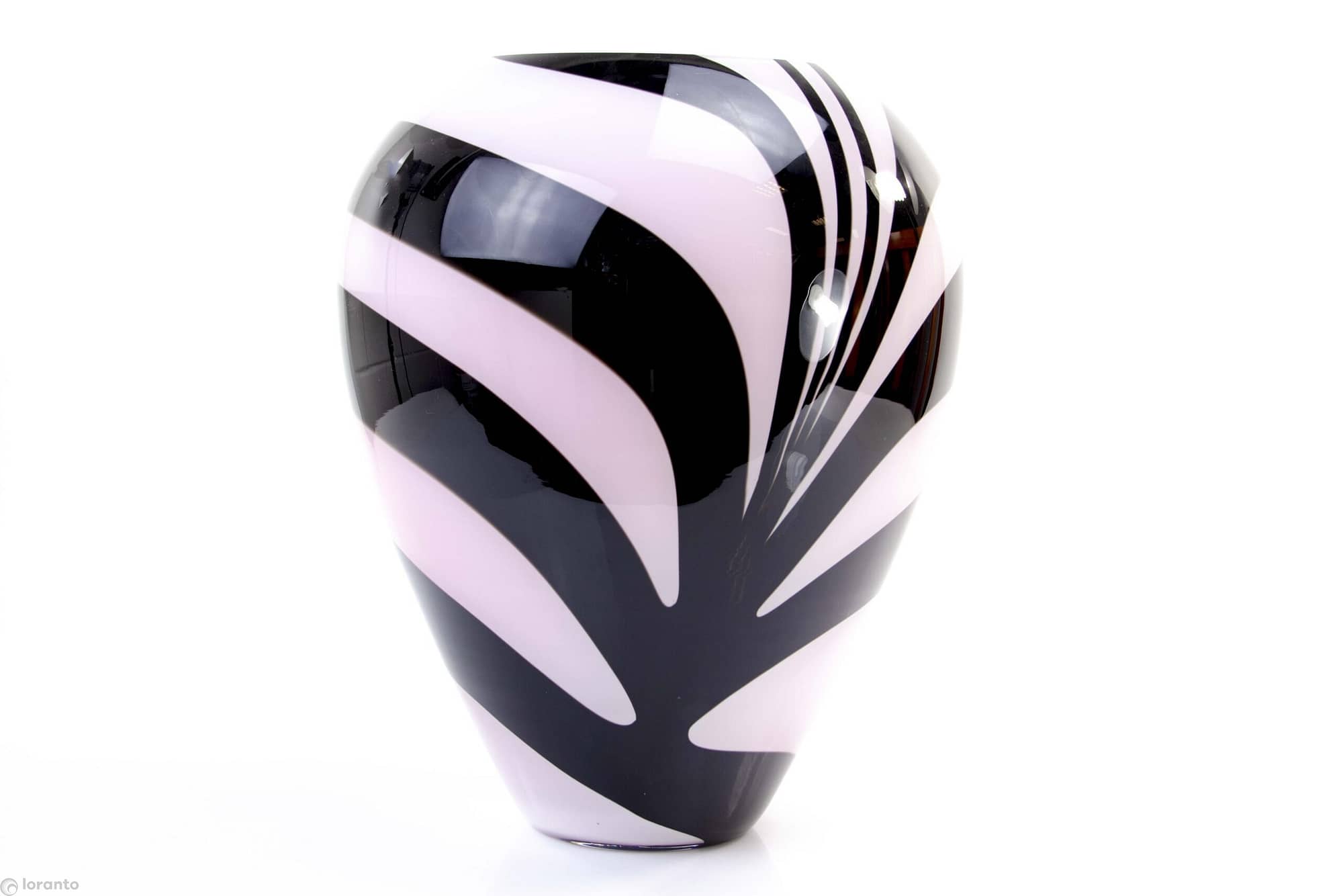 Allemaal residentie eend Zebra Glazen vaas - Loranto