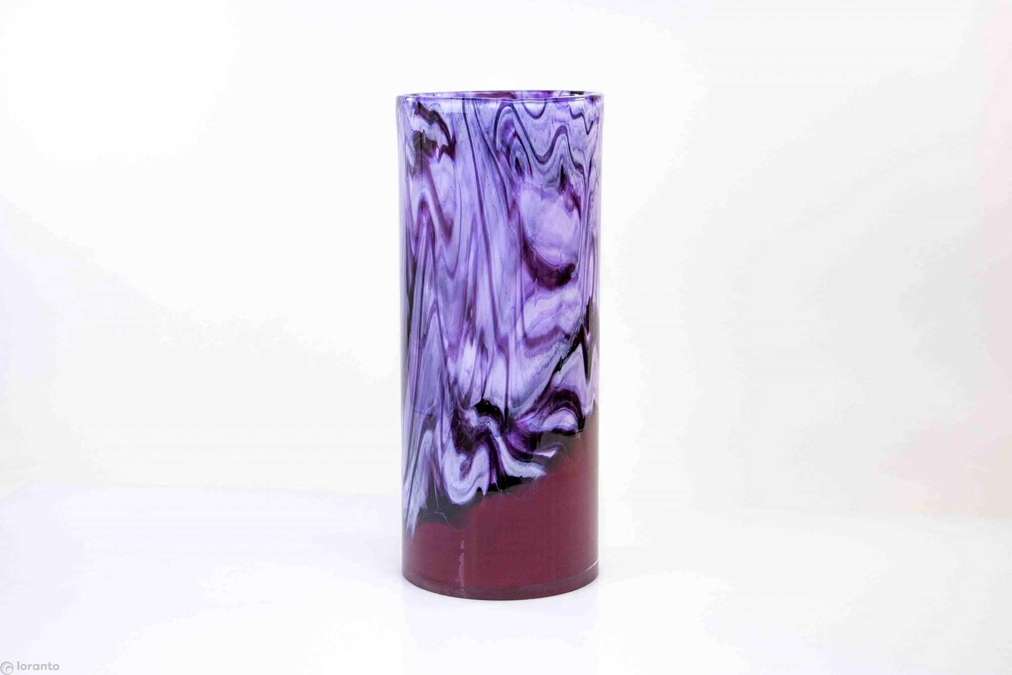 Adverteerder vrouw Creatie Vazen rood paars 'Purple' - Loranto