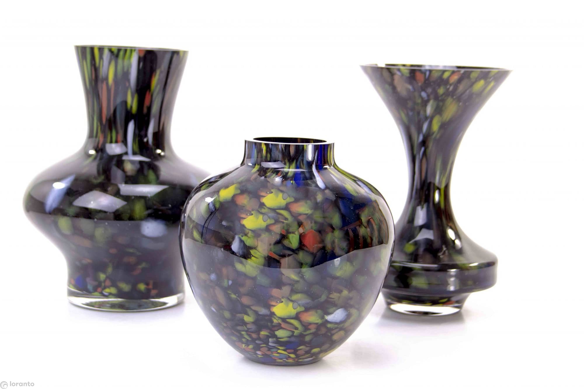 Vases Black & Color Loranto